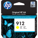HP 912 Original Ink Cartridge, Yellow (3YL79AE)