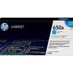 HP 650A LaserJet Toner Cartridge - Cyan (CE271A)