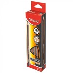 Maped Black Peps Learning HB Pencils Bx=12, MD-854021