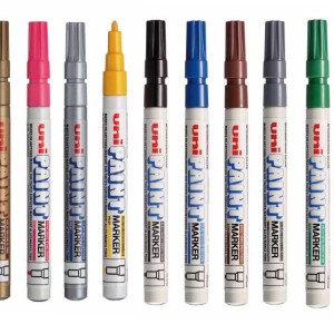 Mitsubishi Paint Marker Bullet tip Silver, MI-PX20-SR