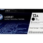 HP 12A Original LaserJet Toner Cartridges, Black (Q2612A)