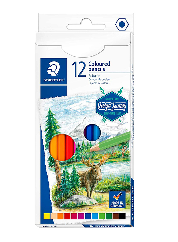 Staedtler Coloured pencils set 12col, ST-146C-C12